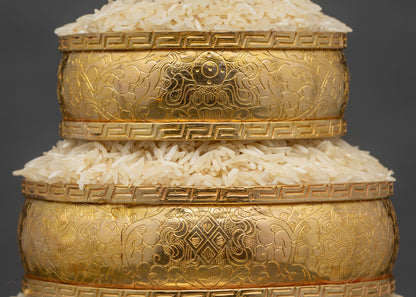 7" Mandala Offering Set | Tibetan Buddhist Meditation Offering