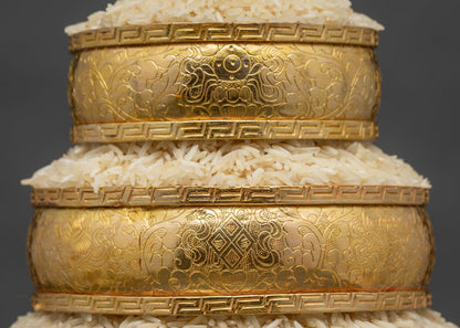 7" Mandala Offering Set | Tibetan Buddhist Meditation Offering