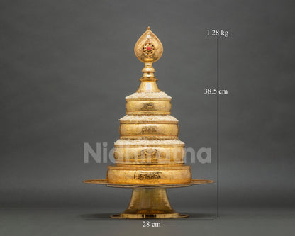 7" Mandala Offering Set | Tibetan Buddhist Meditation Offering