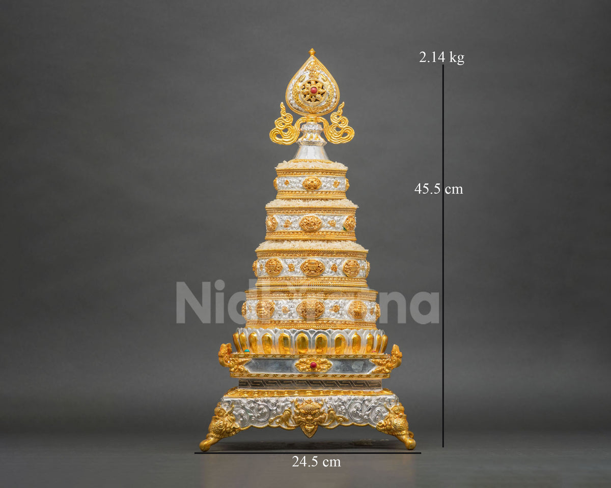 6" Mandala Offering Set | Traditional Buddhist Ritual Set