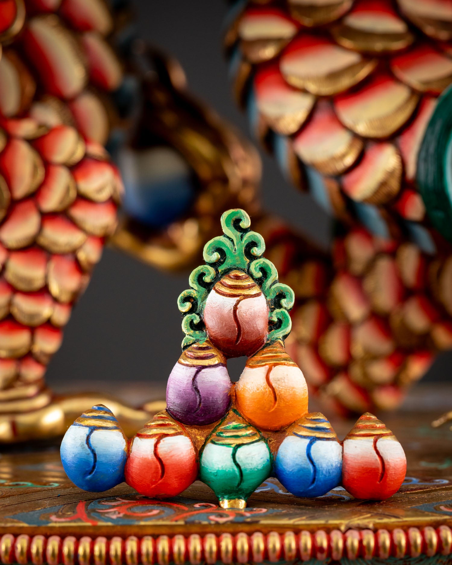 White Dzambhala Statue | Hand-Carved Newari Masterpiece