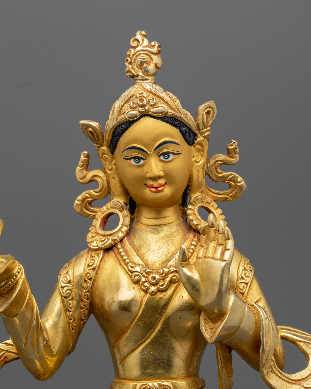 Divine Feminine Duo: Yeshe Tsogyal & Mandarva Statue Set