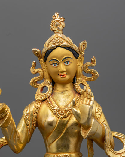 Divine Feminine Duo: Yeshe Tsogyal & Mandarva Statue Set