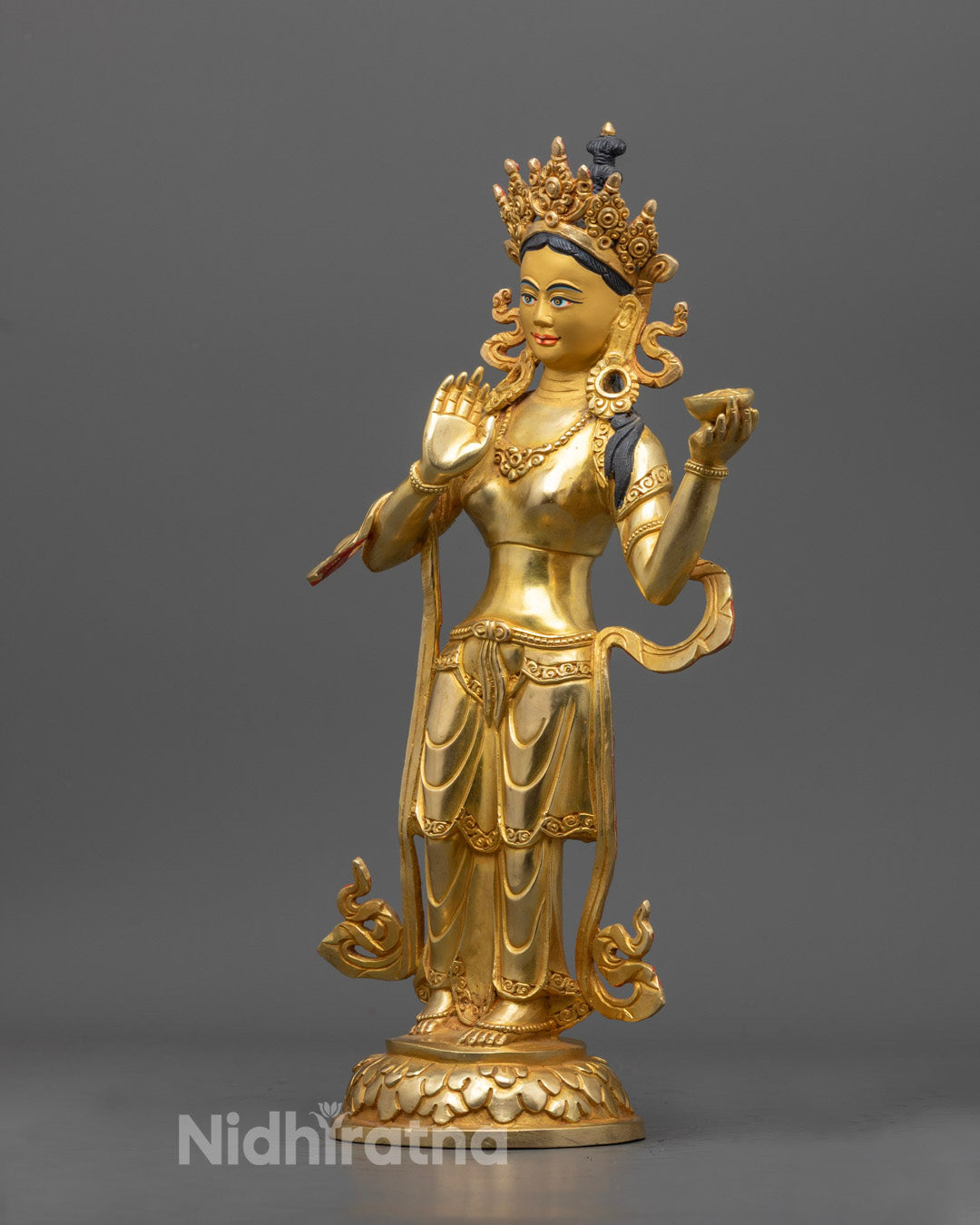 Divine Feminine Duo: Yeshe Tsogyal & Mandarva Statue Set
