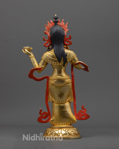 Divine Feminine Duo: Yeshe Tsogyal & Mandarva Statue Set