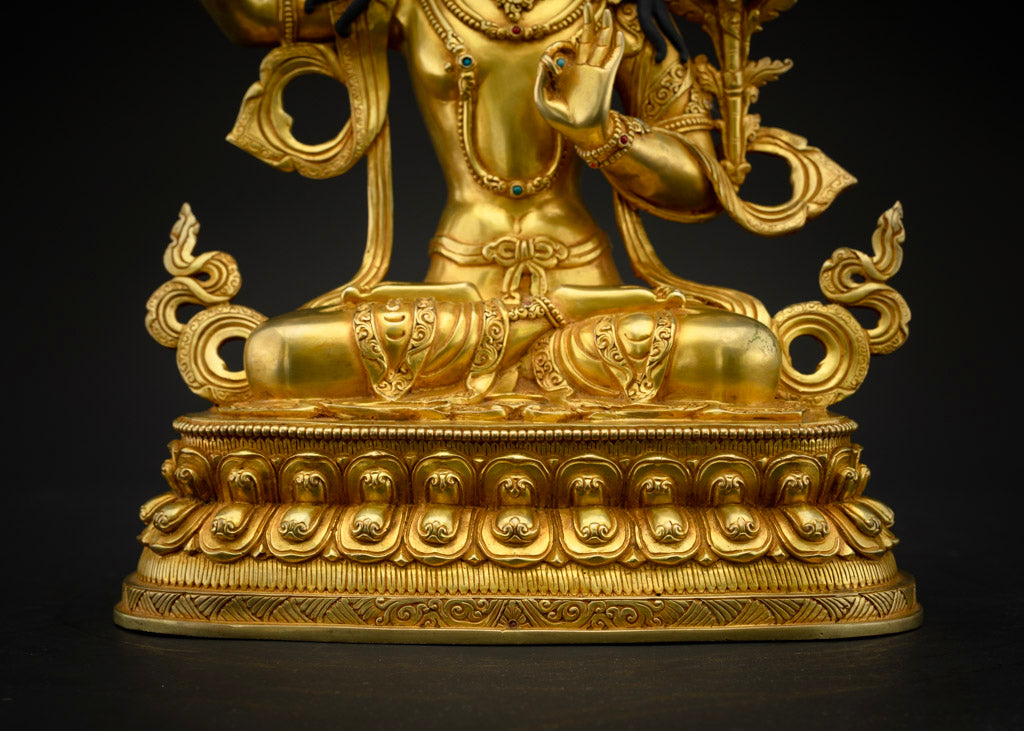 Manjusri Statue Tibetan Buddhist Bodhisattva