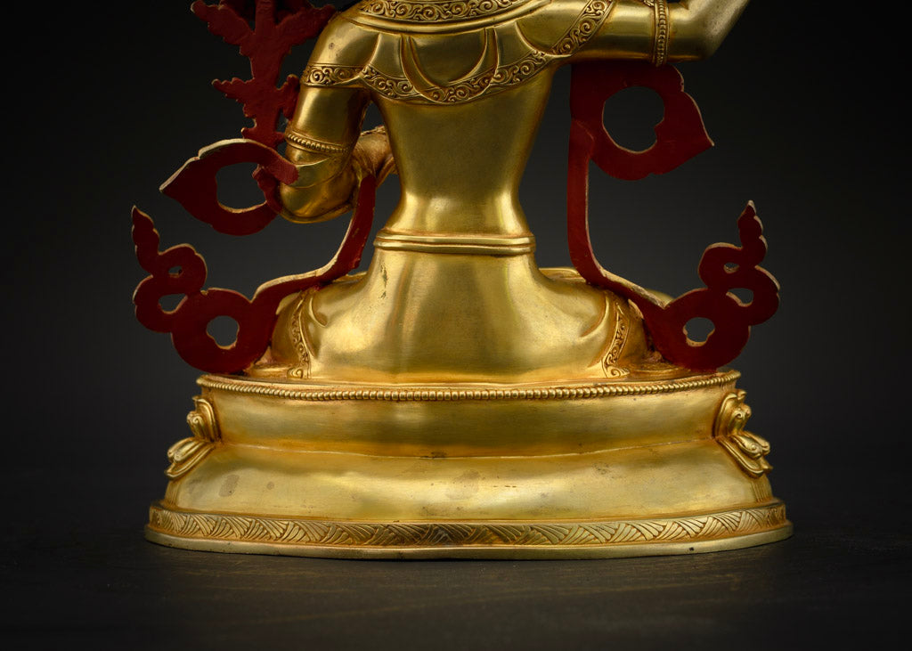 Manjusri Statue Tibetan Buddhist Bodhisattva