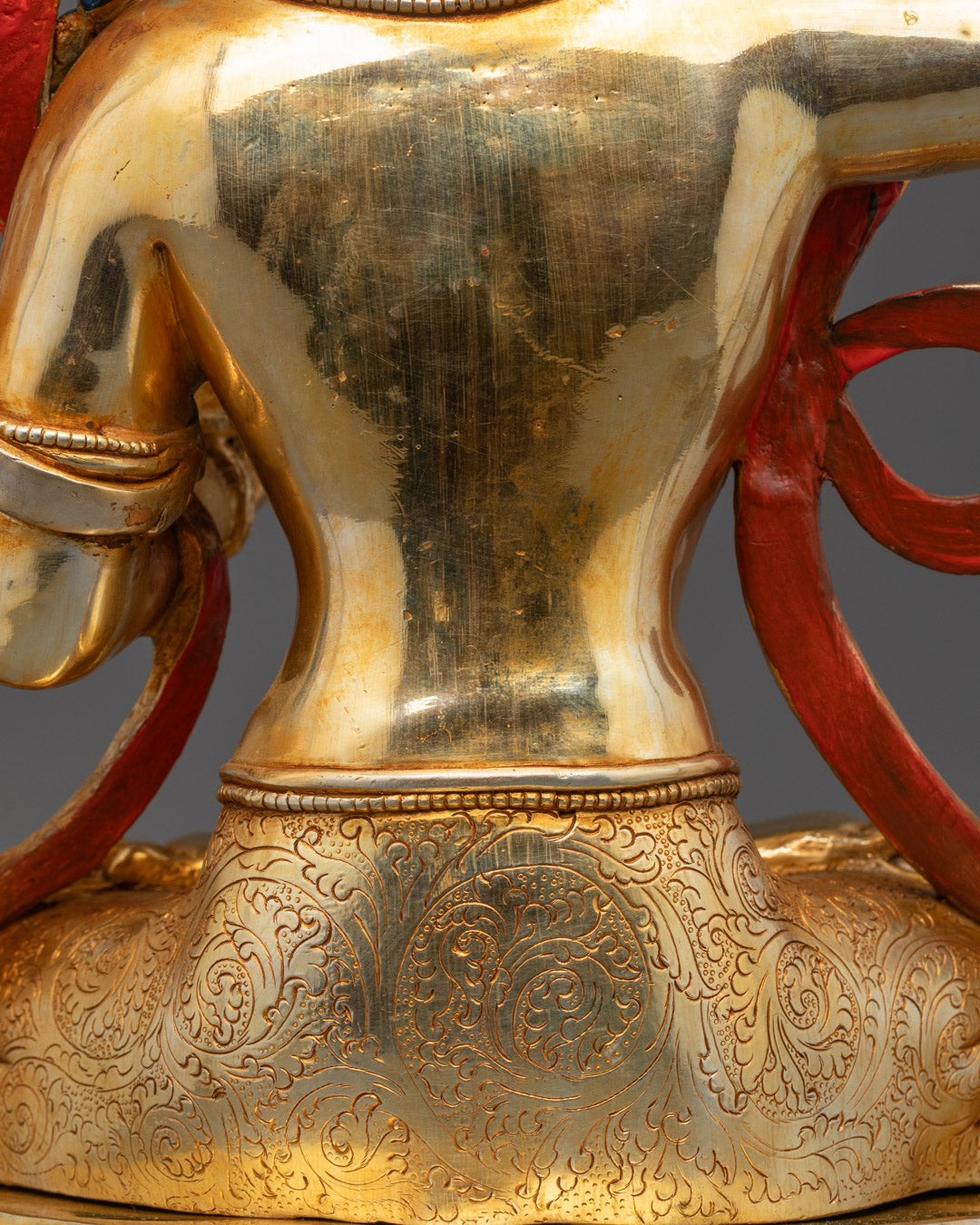 Authentic Manjushri Bodhisattva Statue | Handcrafted Tibetan Artwork