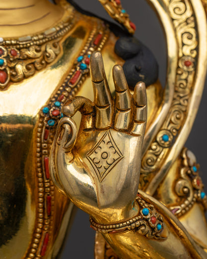 Manjushri Statue 20.47 inches| Nepalese Craftsmanship