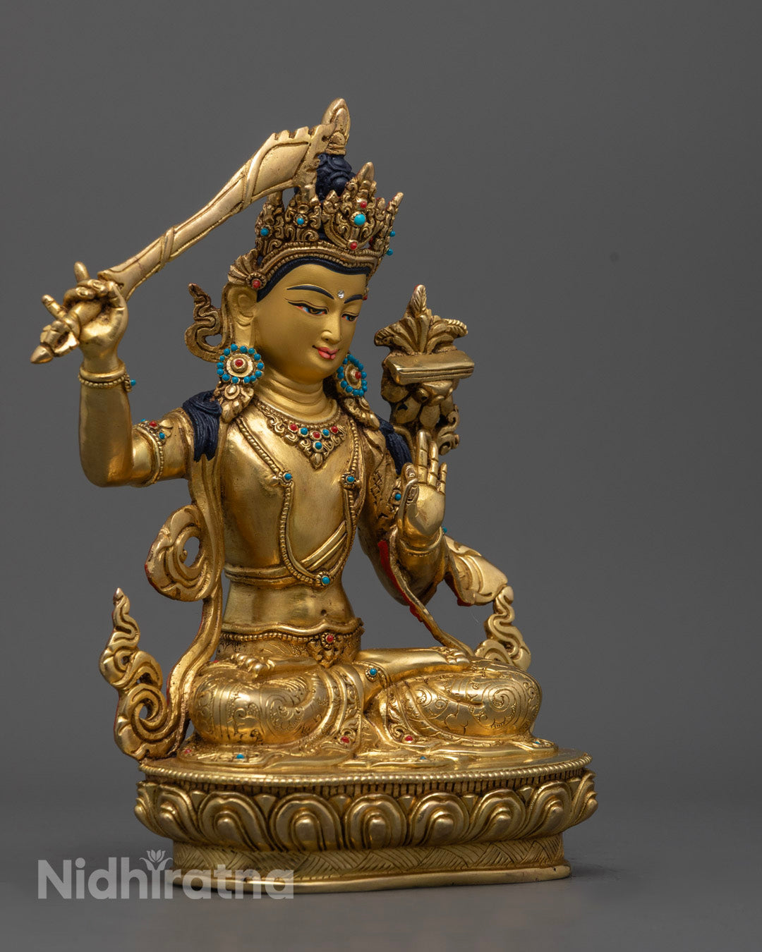 Tibetan Manjushri Statue | Manjushree Statue | Himalayan Artistry