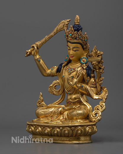 Tibetan Manjushri Statue | Manjushree Statue | Himalayan Artistry