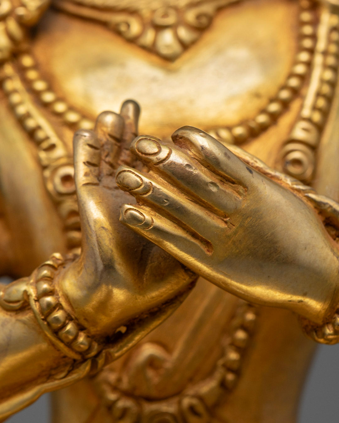 Tibetan Manjushri Statue | Nepalese Buddhist Art