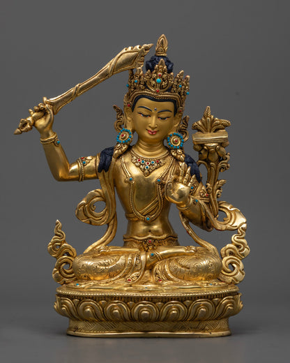Tibetan Manjushri Statue | Manjushree Statue | Himalayan Artistry