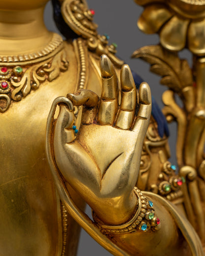 Tibetan Manjushri Statue | Wisdom Buddha