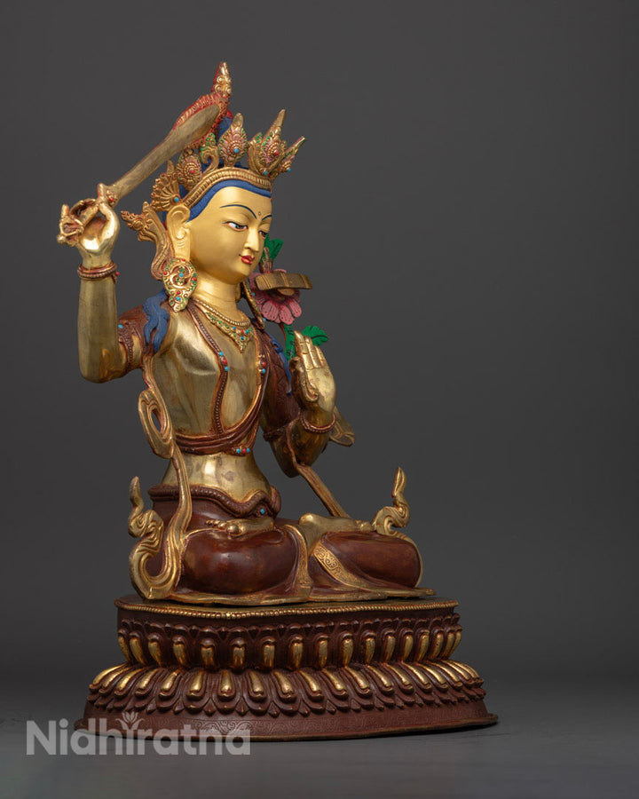 Sacred Manjushri Sword of Wisdom | Manjushree Statue