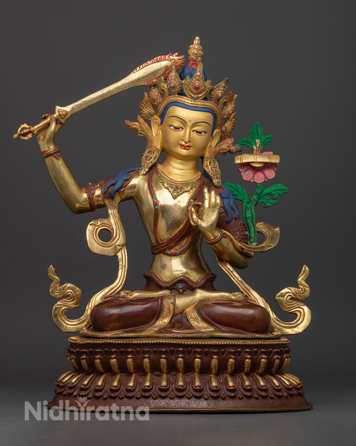 Sacred Manjushri Sword of Wisdom | Manjushree Statue