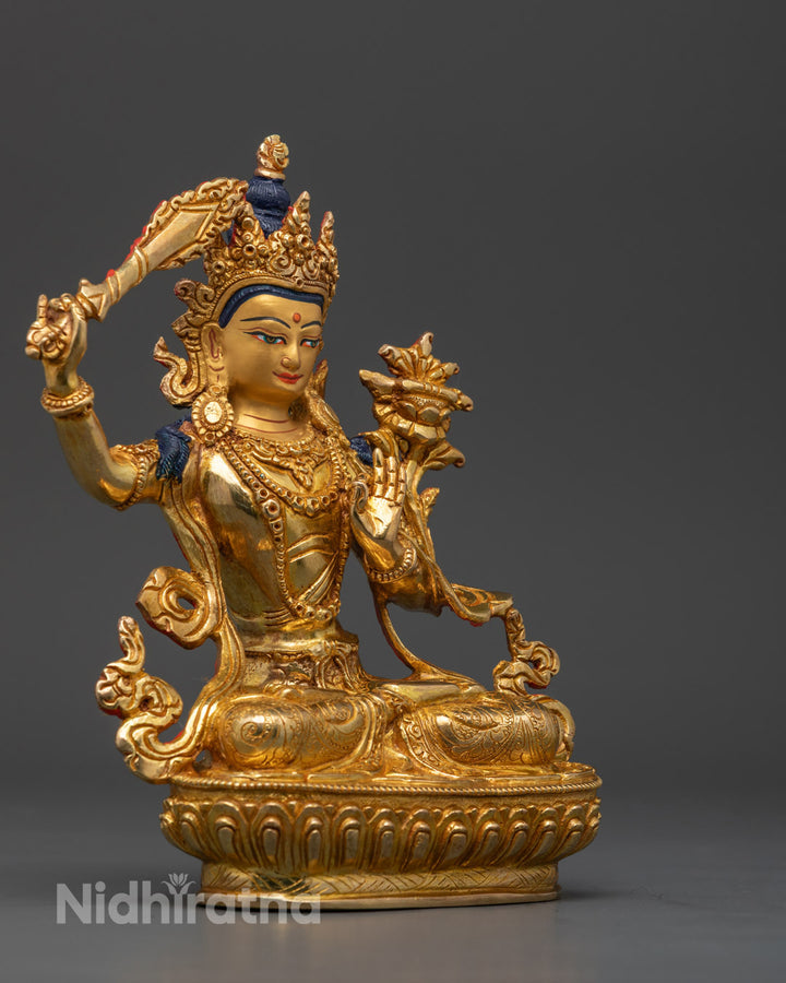 Manjushri Statue | Tibetan Buddhist Symbol of Knowledge