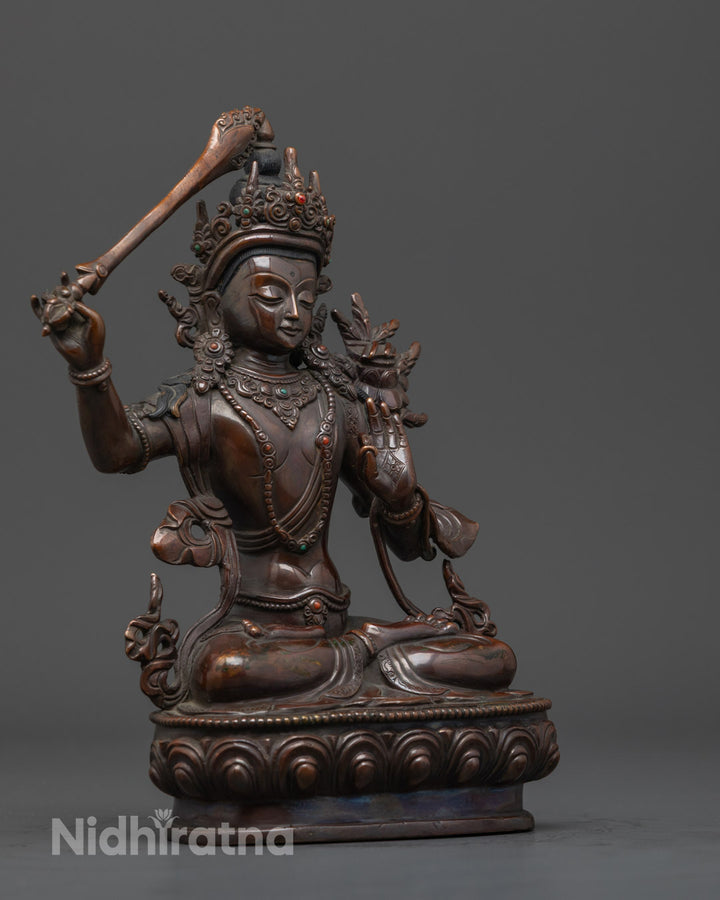 Manjushri Statue | Sacred Tibetan Buddha