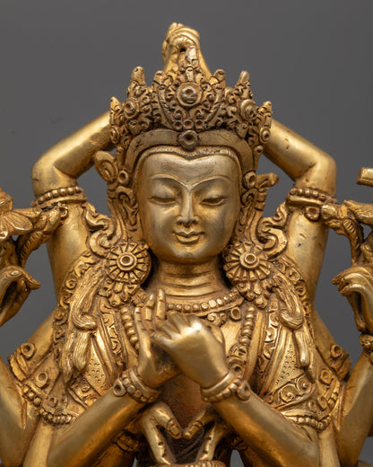 Authentic Namasangati Statue | Handmade Buddhist Spiritual Art