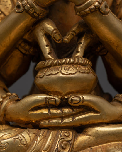 Authentic Namasangati Statue | Handmade Buddhist Spiritual Art