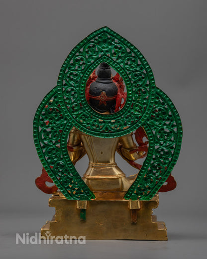 Authentic Bodhisattva Manjushri Statue | Tibetan Buddhist Figure
