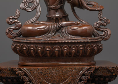 Manjushri Statue for Sale | Handmade Buddhist Wisdom Deity Art
