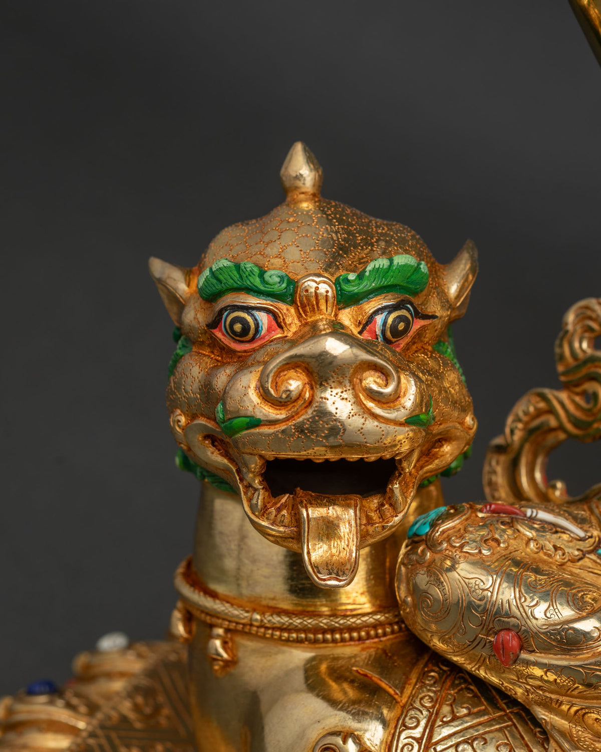 Simhanada Manjushri Statue | Bodhisattva of Transcendent Wisdom
