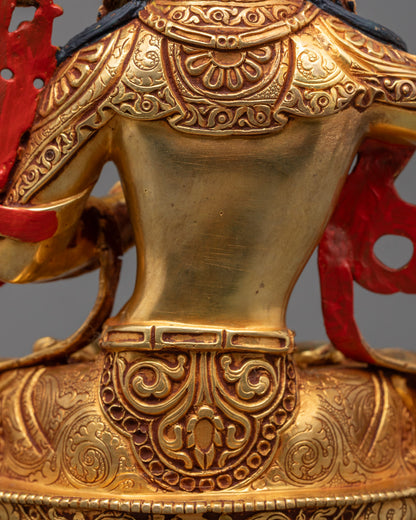 Divine Manjushri Statue | Hand-Carved Beautiful Tibetan Buddhist Art