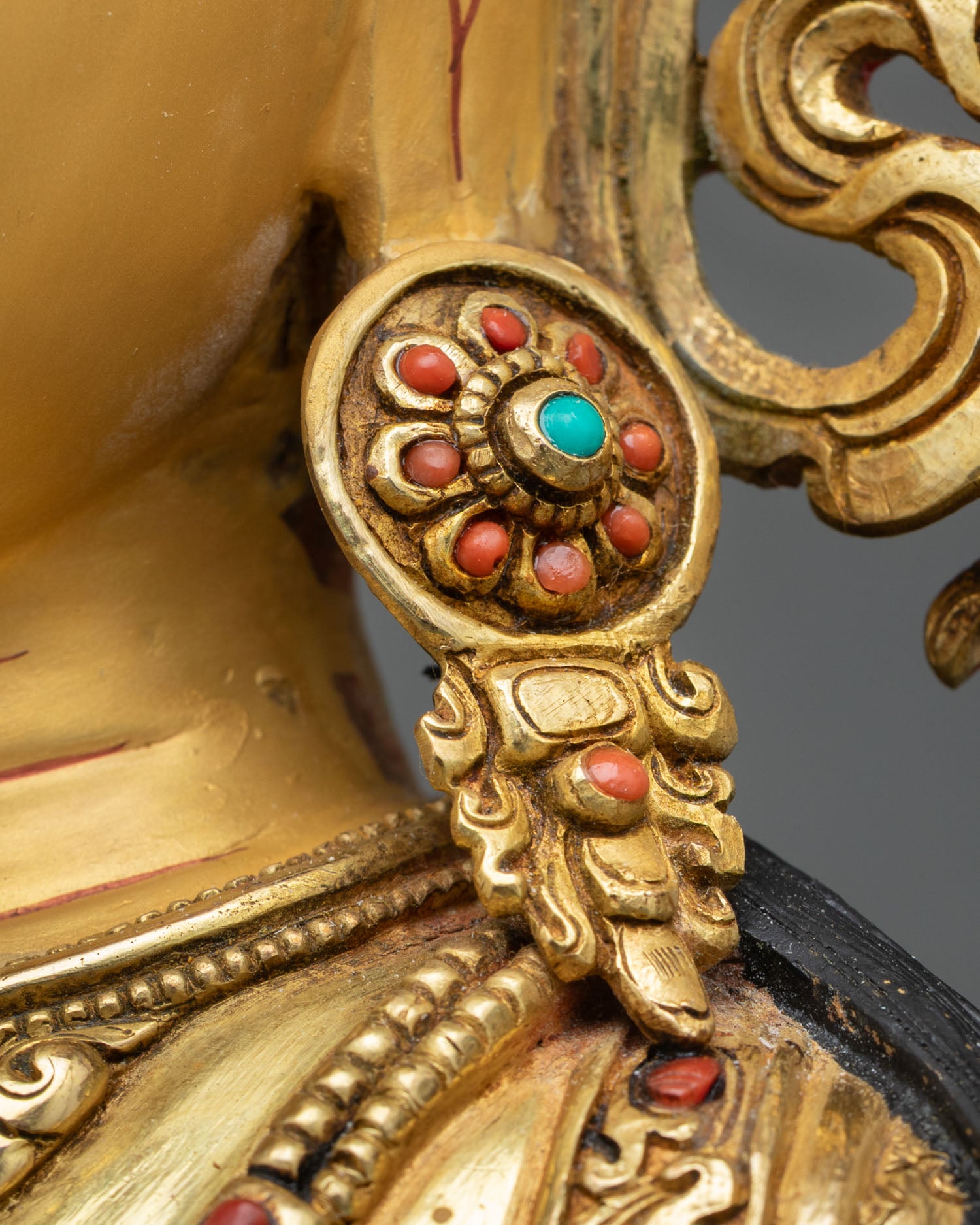 Himalayan Buddhist Manjushri Sculpture for Sacred Space