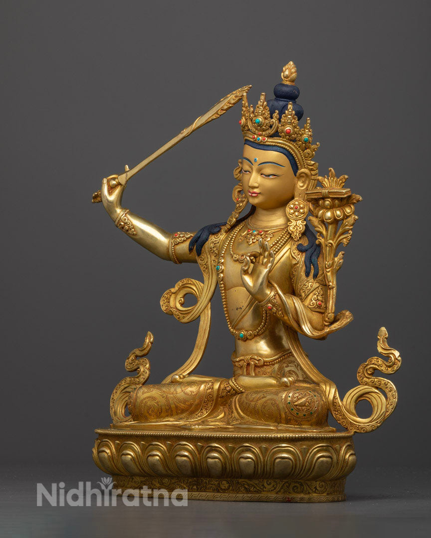 Manjushri Statue for Home and Altar