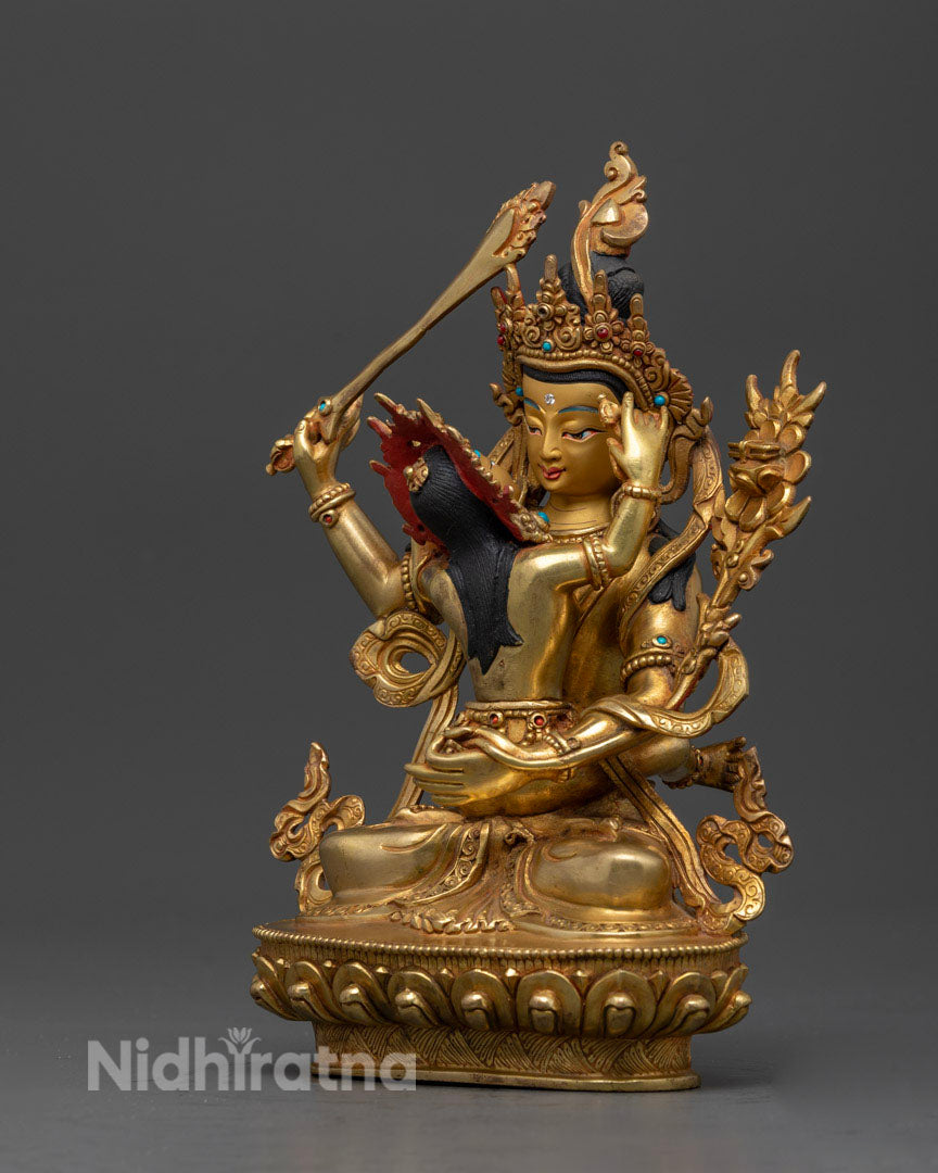 Manjushri Yab Yum Statue | Himalayan Sacred Art