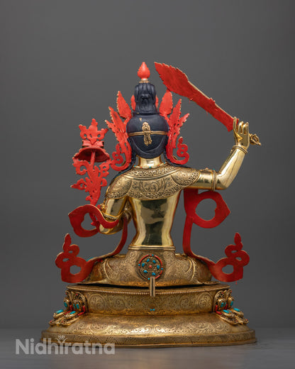 Tibetan Manjushri Statue | Bodhisattva Manjushri Statue