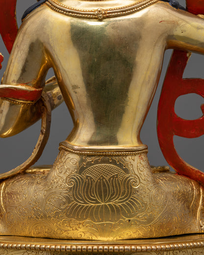 Nepalese Manjushri Statue | Sacred Bodhisattva of Wisdom