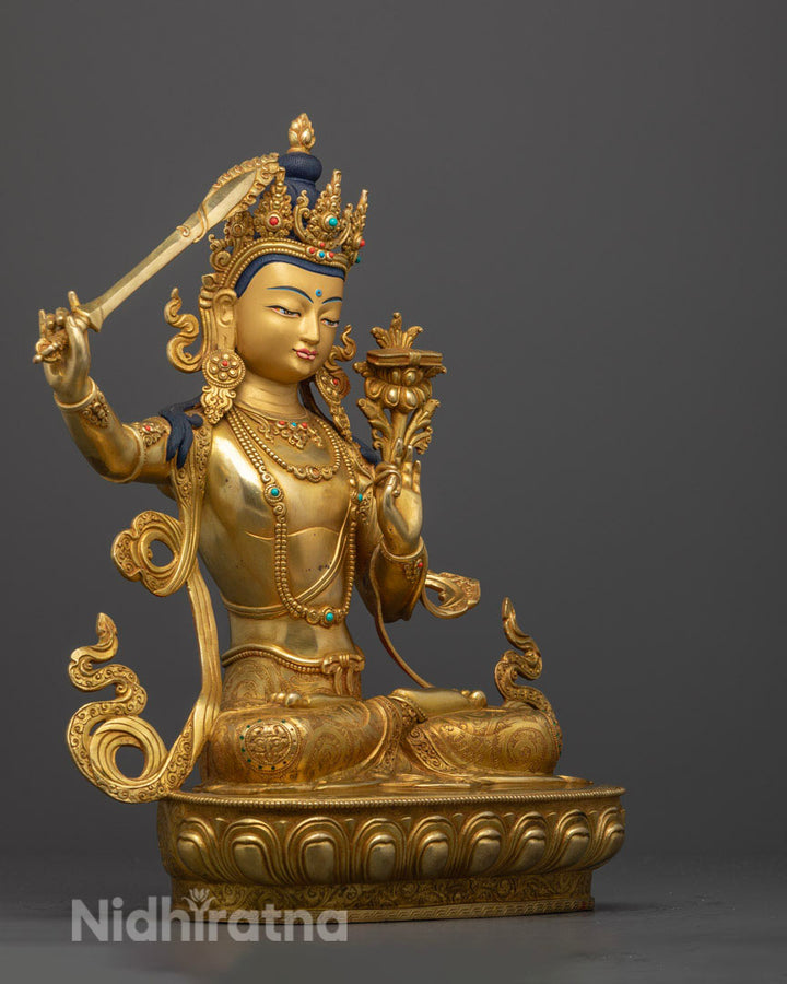 Manjushri Statue for Home and Altar