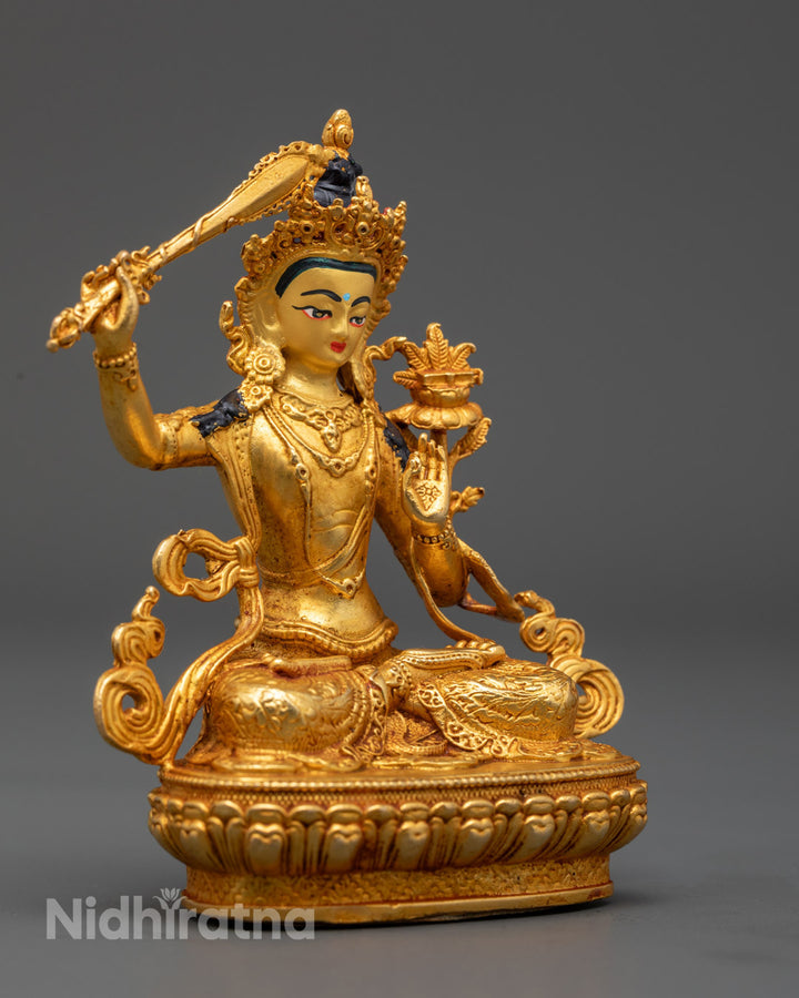 Manjushri Statue | Sacred Buddhist Sculpture