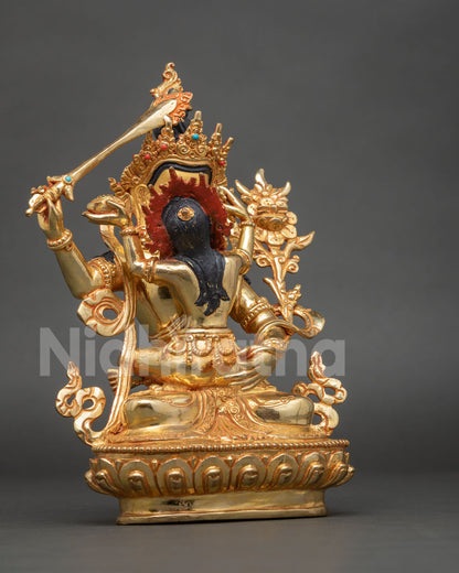Manjushri Yab-Yum Buddhist Statue | Handcrafted Buddhist Artwork