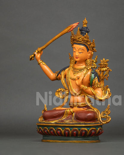 Manjushri Statue | Symbol of Wisdom and Insight