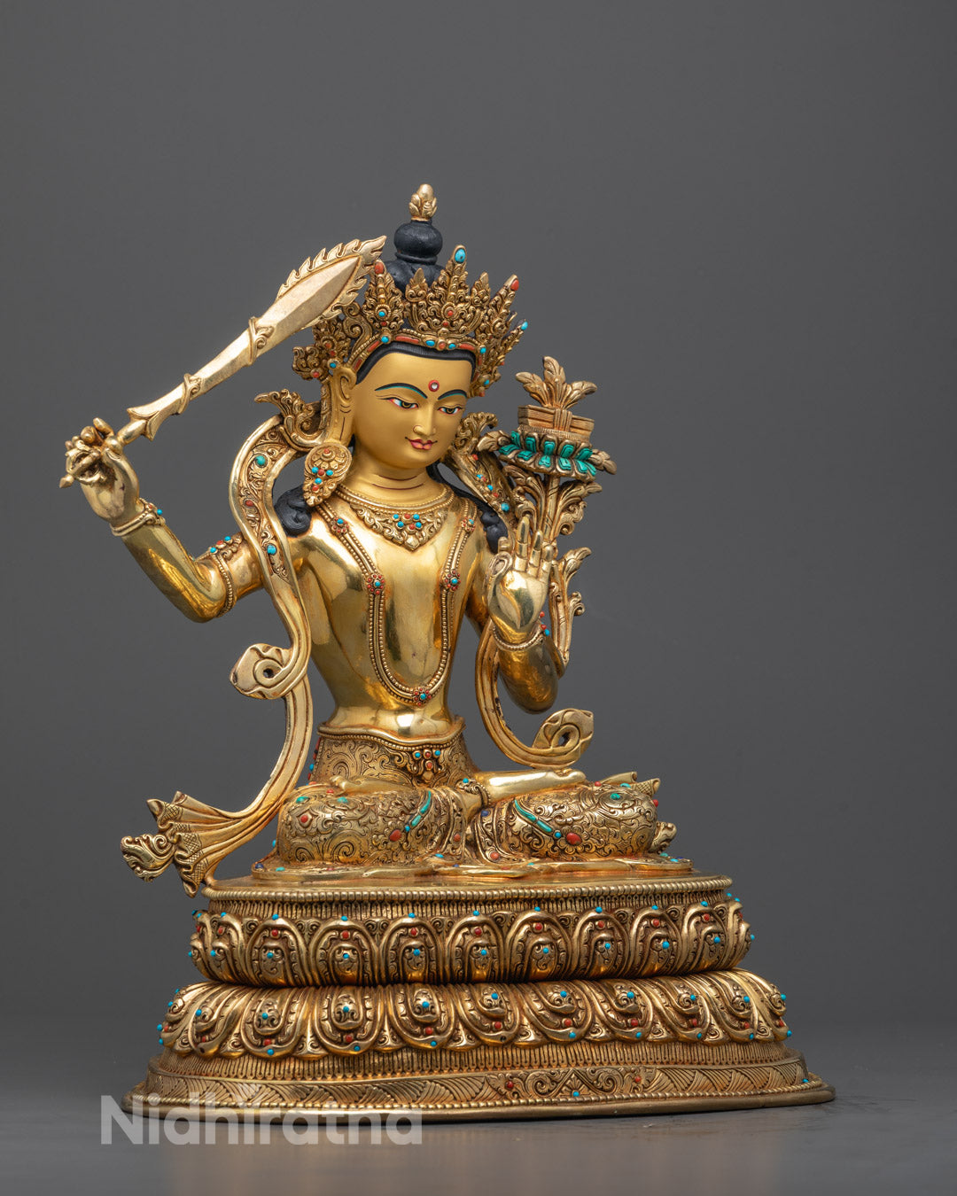 Manjushri Statue | Tibetan Bodhisattva Of Wisdom