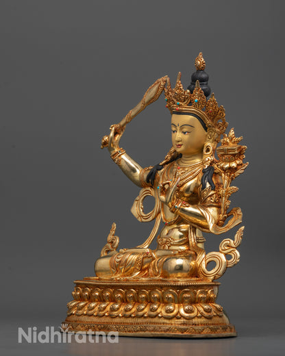 Sacred Manjushri Statue for Sale | Buddhist Wisdom Symbol