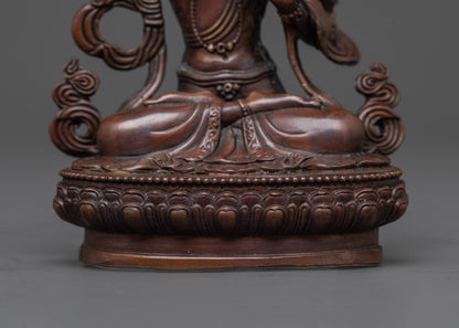 Affordable Machine-Crafted Manjushri Statue | Wisdom Bodhisattva Idol