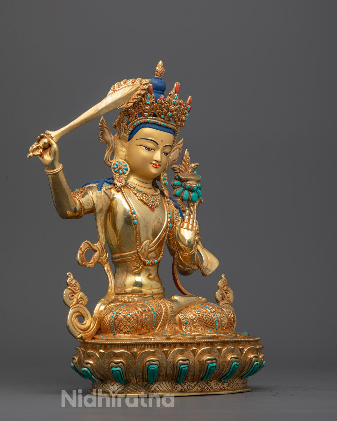 Bodhisattva Manjushri Wenshu Statue | Beacon of Wisdom and Insight