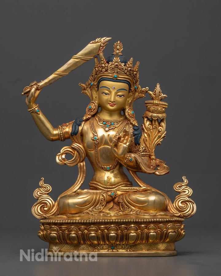 Bodhisattva Manjushri Statue | Himalayan Sacred Statue