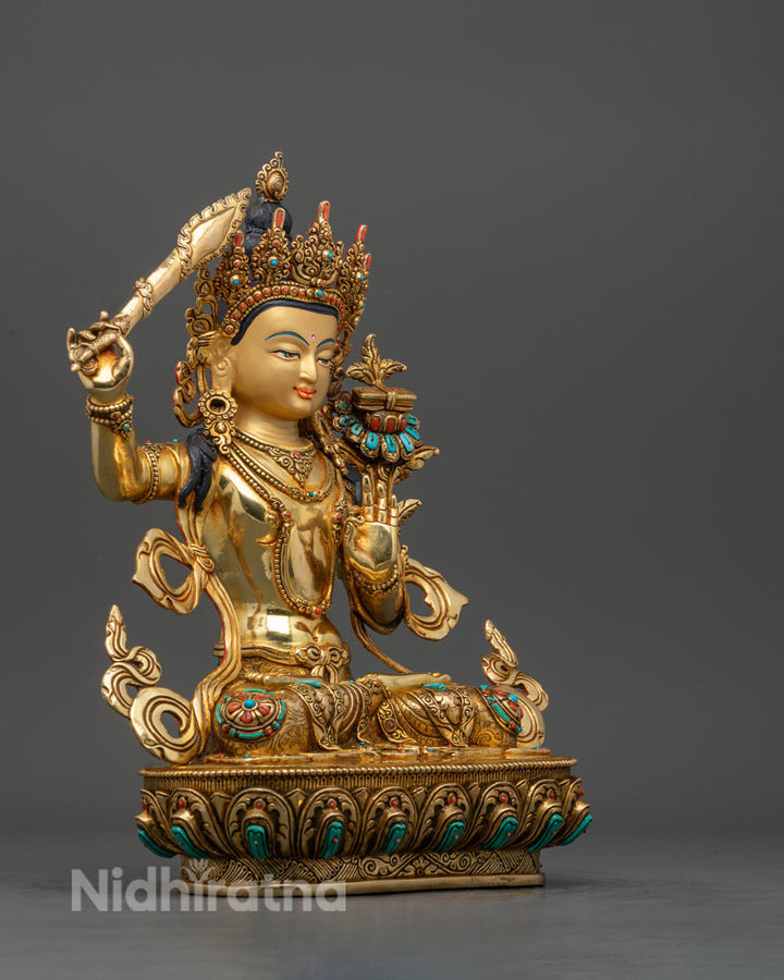 Manjushri Statue | Icon for Intelligence and Learning