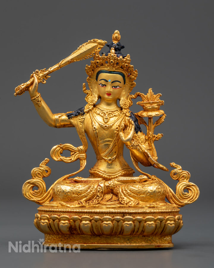 Manjushri Statue | Sacred Buddhist Sculpture