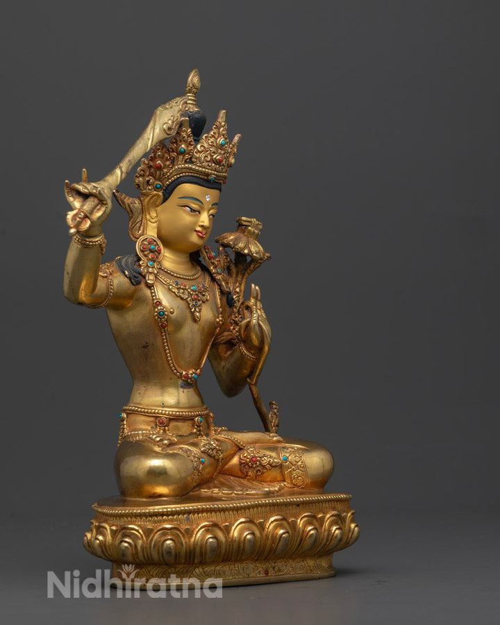 Tibetan Manjushri Statue | Manjushri Statue | Himalayan Art