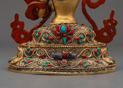 Manjushri Statue | Bodhisattva Nepali Art