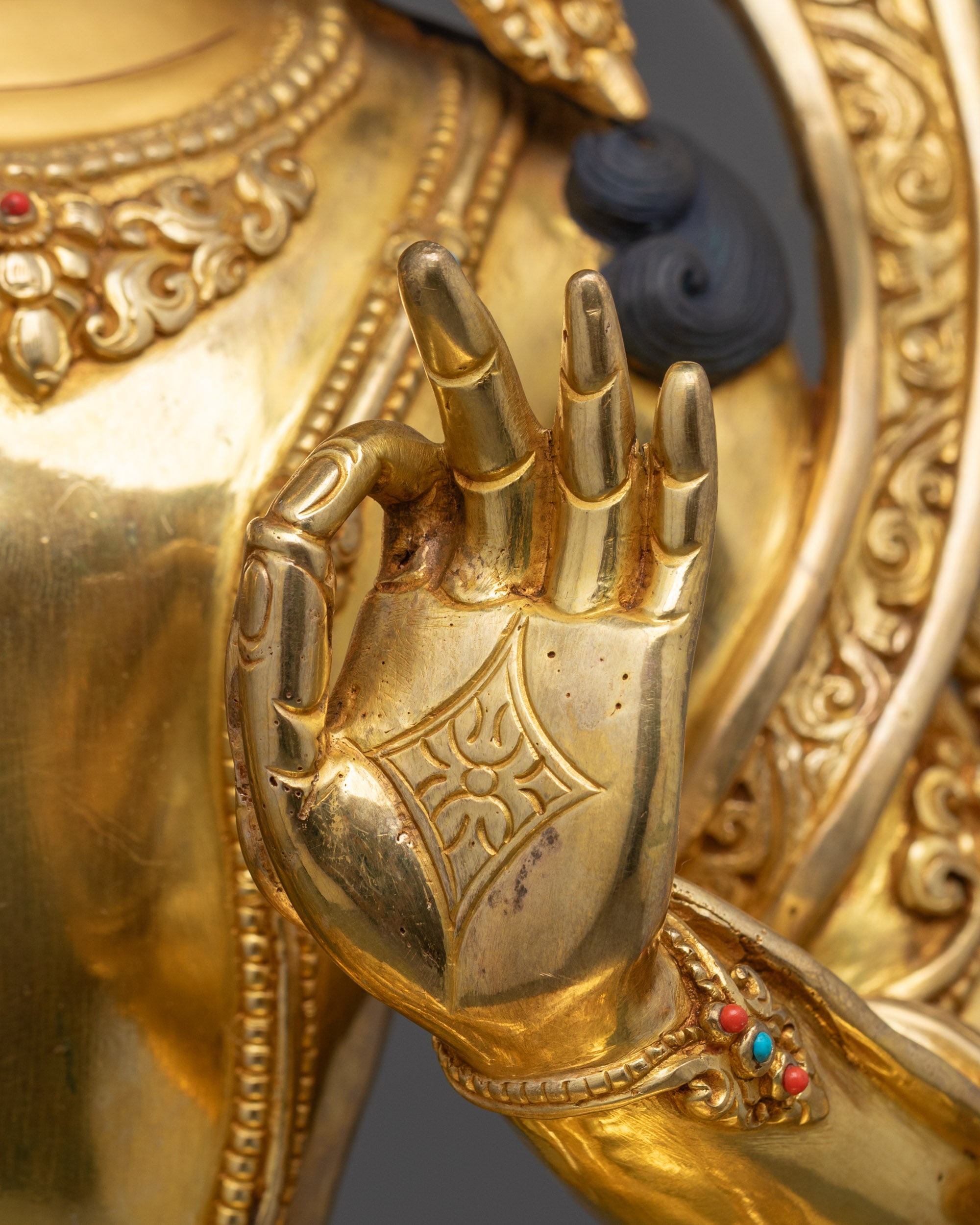 Nepalese Manjushri Statue | Sacred Bodhisattva of Wisdom