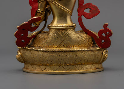 Handmade Manjushri Statue with Sword of Wisdom