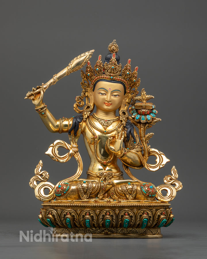 Manjushri Statue | Icon for Intelligence and Learning