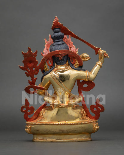 Manjushri Yab-Yum Buddhist Statue | Handcrafted Buddhist Artwork